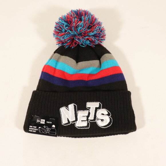 NWT NBA Nets JR Knit New Era Hat - Picture 1 of 8